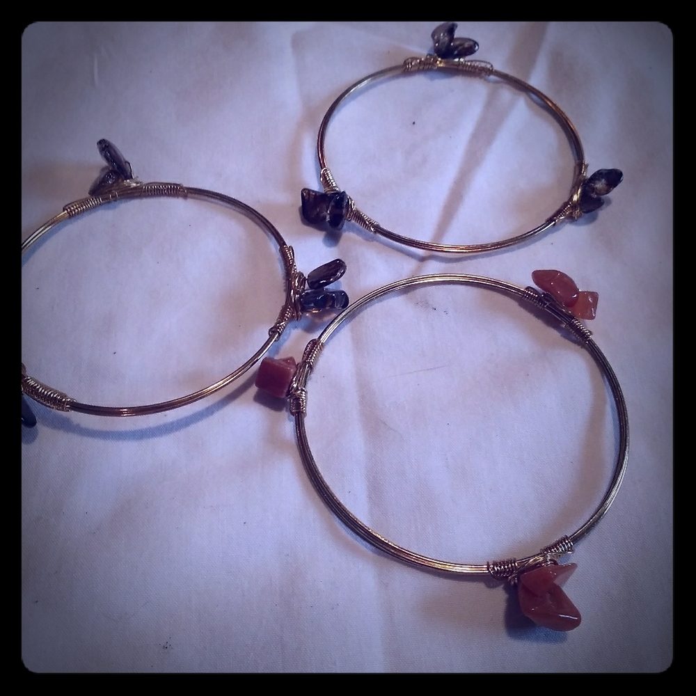 Set of 3 bangle bracelets